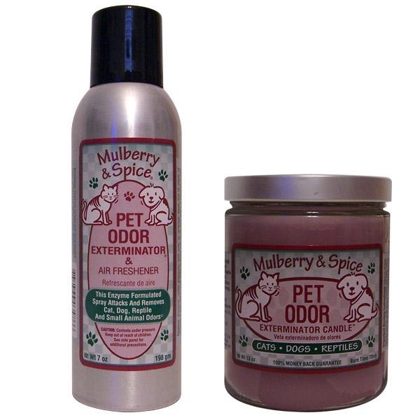 Pet Odor Exterminator Combonation Package - Mulberry & Spice